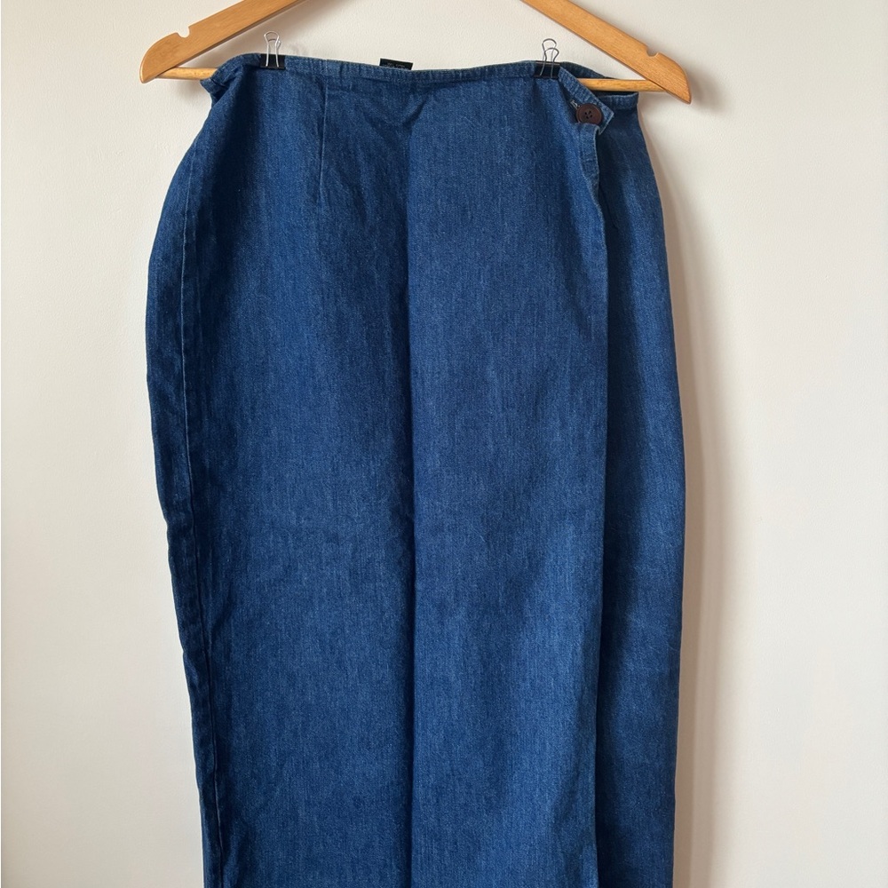 Classic Blue Denim Skirt